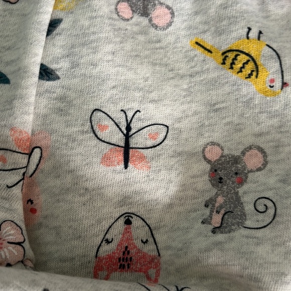 Sweatpants with spring print - Picture 2 of 3